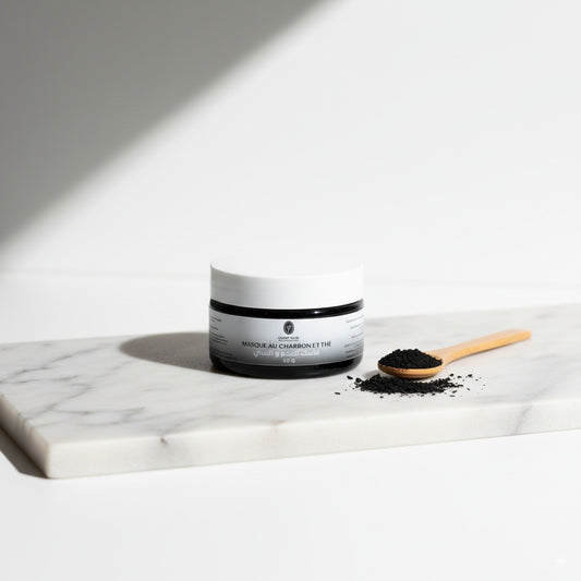 قناع الفحم والشاي الطبيعي | Pure Charcoal and Tea Mask